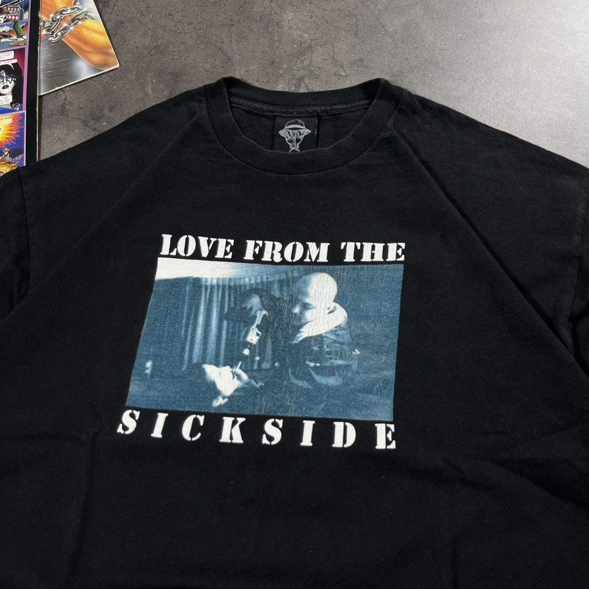 Band Tees Vintage 90s Psycho Realm Fuck Love Rock Metal Tshirt Tee Size US XL / EU 56 / 4 - 3 Thumbnail