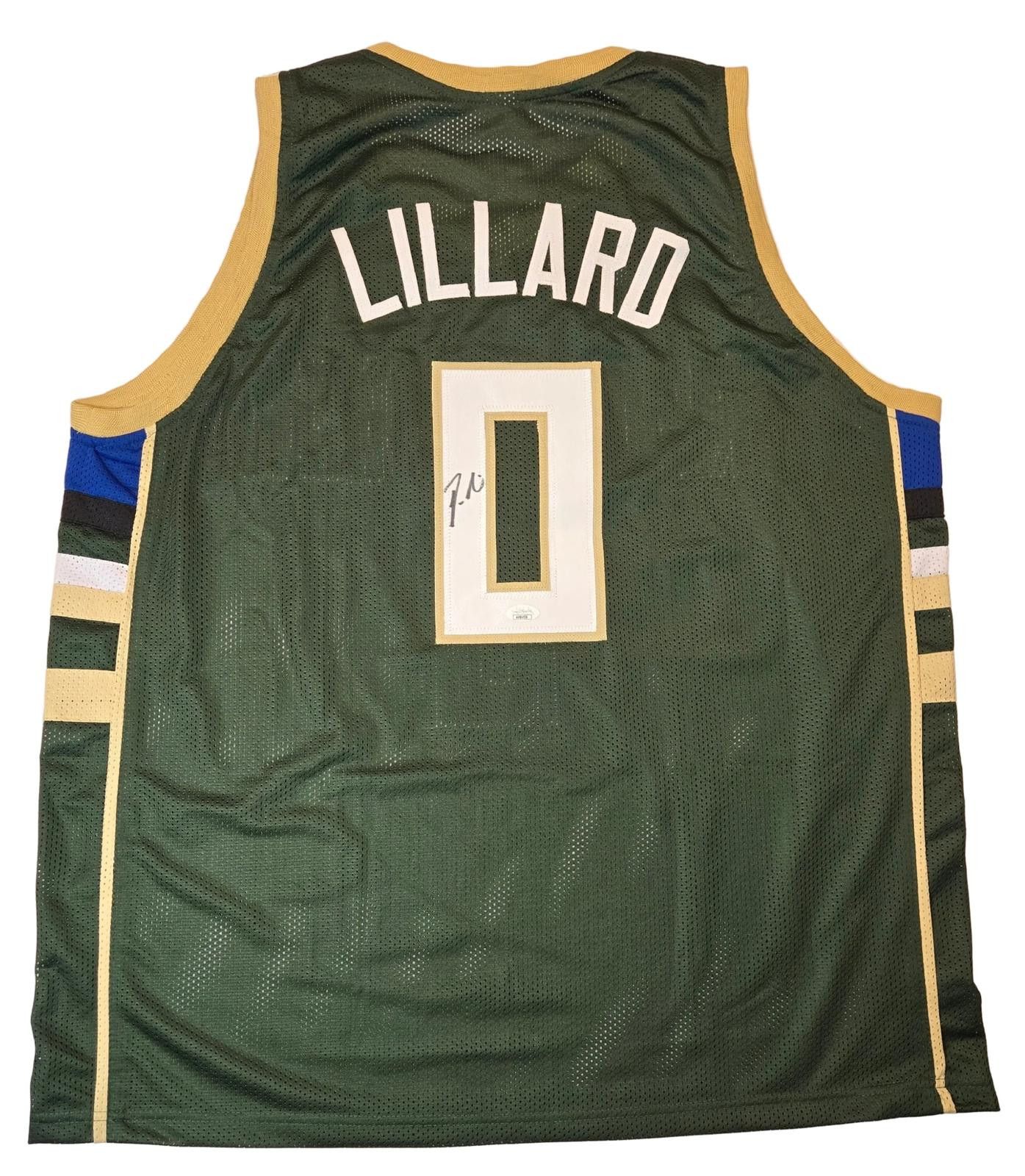 Other Damian Lillard Milwaukee Bucks signed basketball jersey COA Size ONE SIZE - 2 Thumbnail