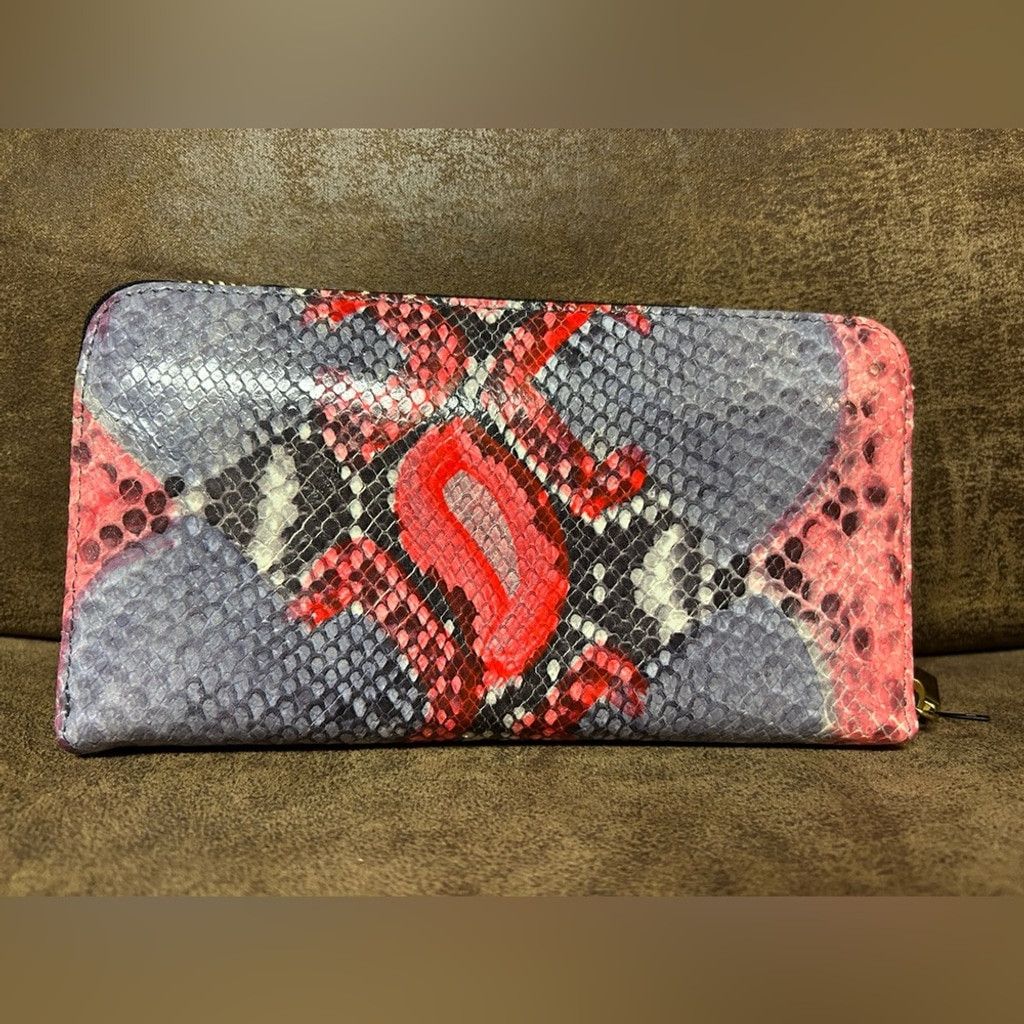 Tory Burch Tory Burch Python Embossed Leather Zip Around Wallet - NWOT Size ONE SIZE - 2 Thumbnail