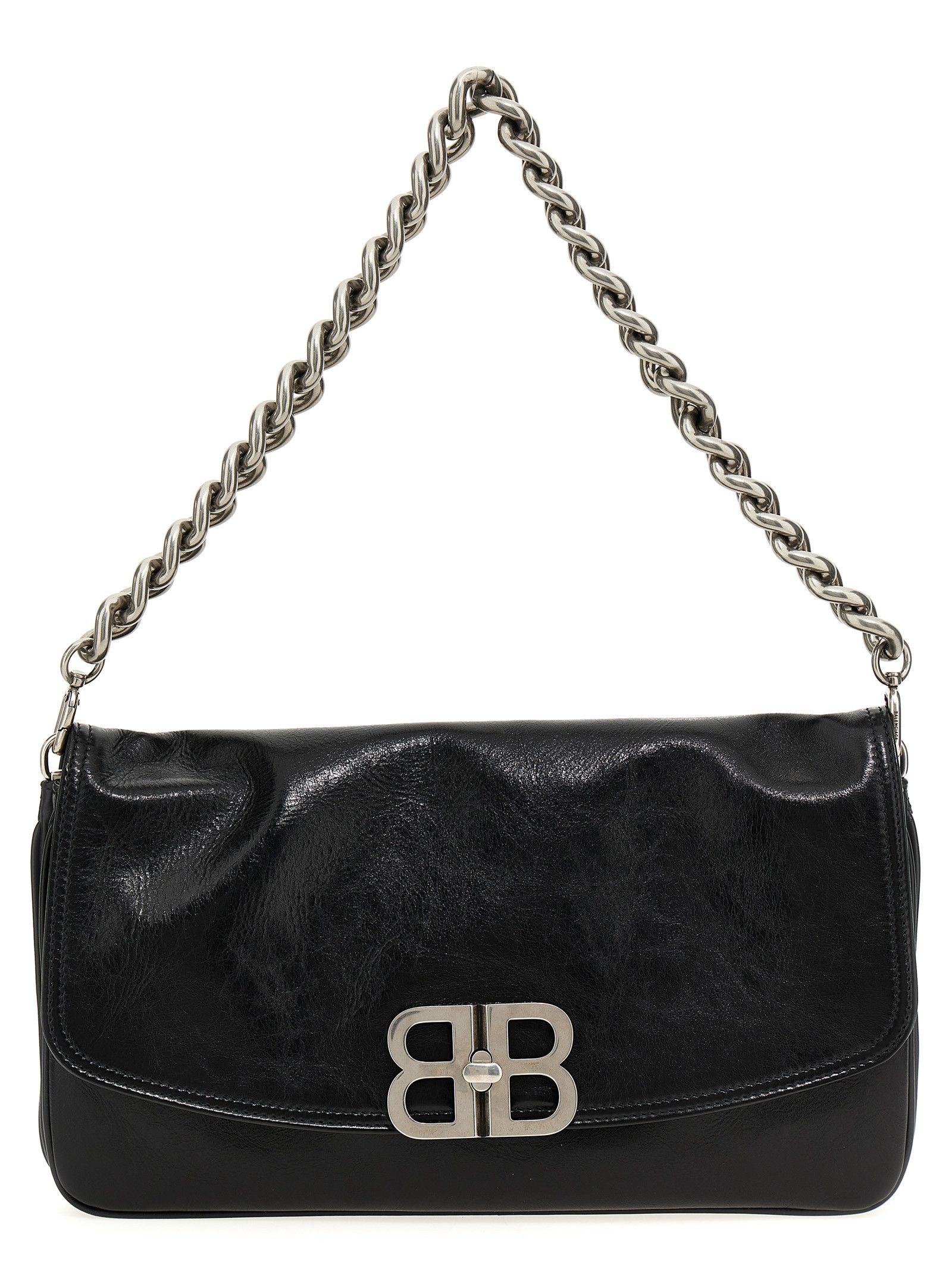 関税込 BALENCIAGA BB ホーボー ソフト S バッグ BALENCIAGA Boston Bag BB Handbag Beige Brown Leather Women's