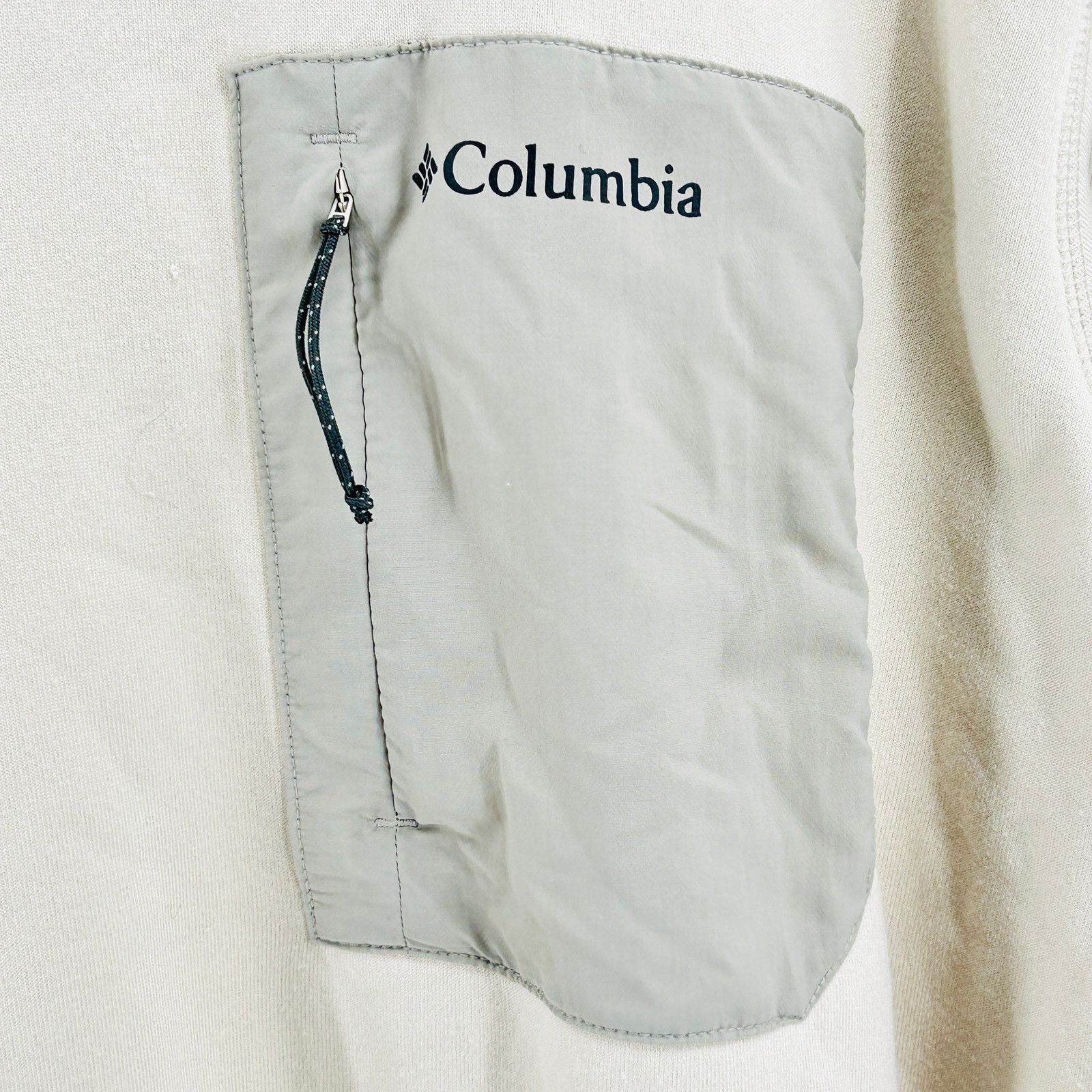 Columbia Columbia Performance Cream White Oversized Hooded Sweatshirt Size US XL / EU 56 / 4 - 2 Thumbnail