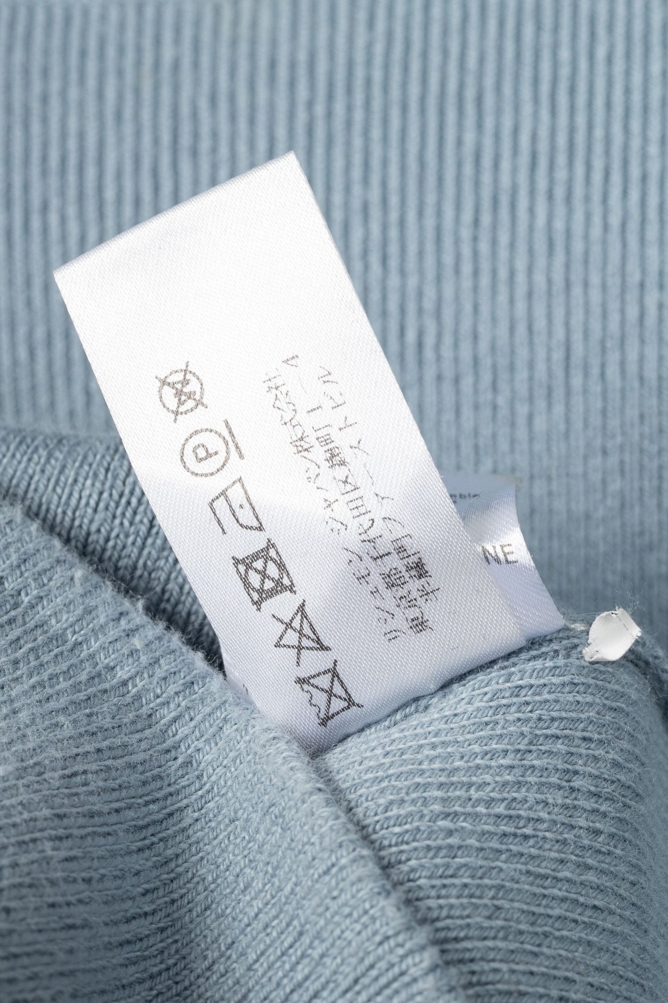 See by Chloe See by Chloe Dusty Blue Cotton & Wool Bisou Turtleneck Size L / US 10 / IT 46 - 11 Thumbnail