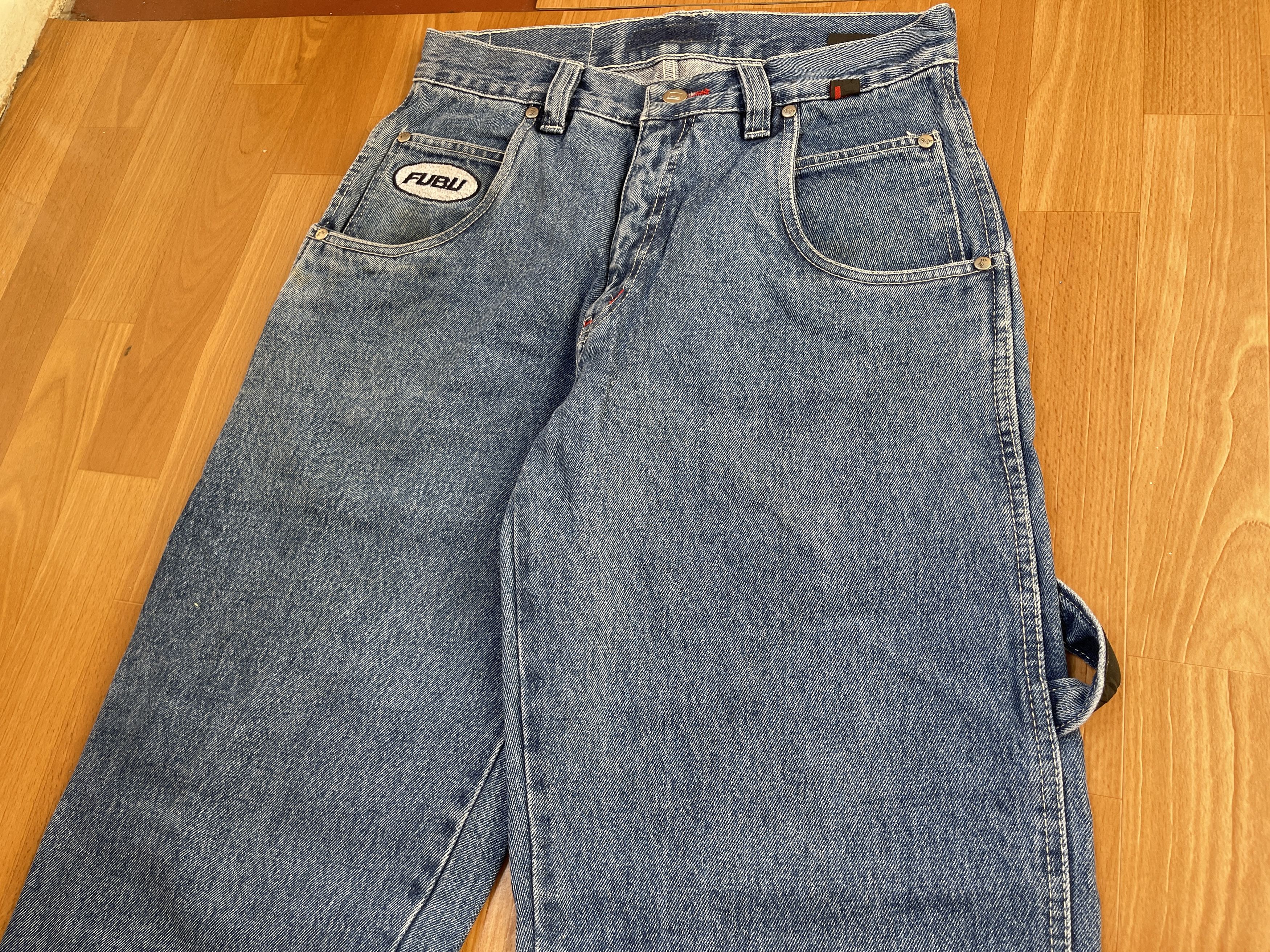 Fubu FUBU jeans, vintage baggy jeans, 90s hip hop skater Y2K 32 Size US 32 / EU 48 - 11 Thumbnail
