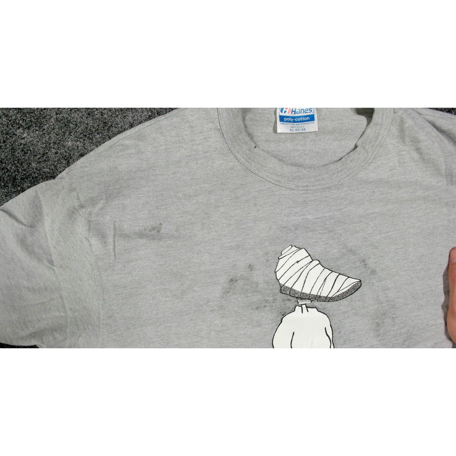 Hanes Hanes VTG 80s John Baron I Shoulda Duck Single Stitch Tee Size US L / EU 52-54 / 3 - 7 Thumbnail