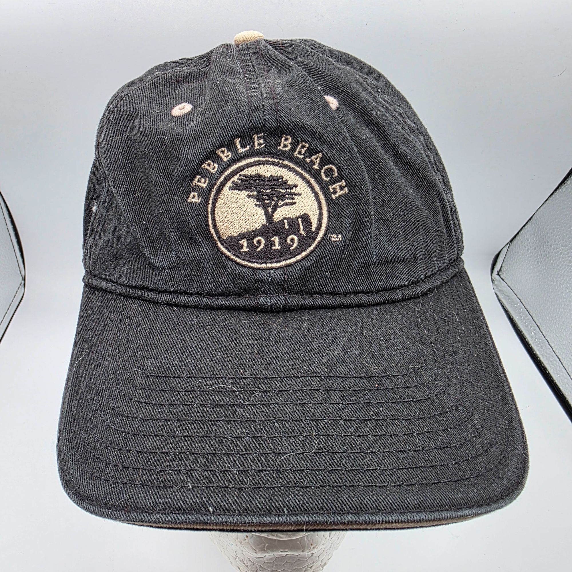 Other Pebble Beach Golf Links Unisex Adjustable Hat Black Logo 191 Size ONE SIZE - 1 Thumbnail