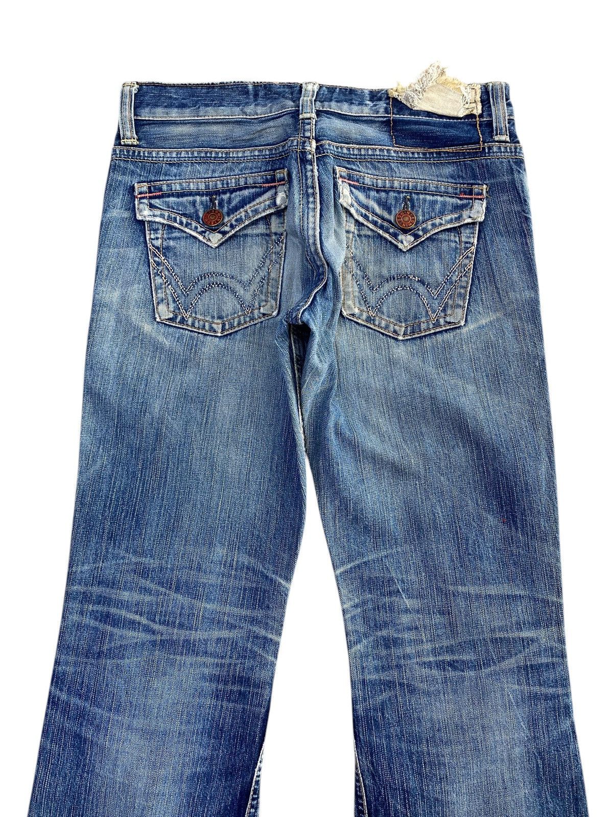 Edwin Edwin Blue Trip Whiskers Faded Wash Style Bootcut Jeans Size US 30 / EU 46 - 4 Thumbnail