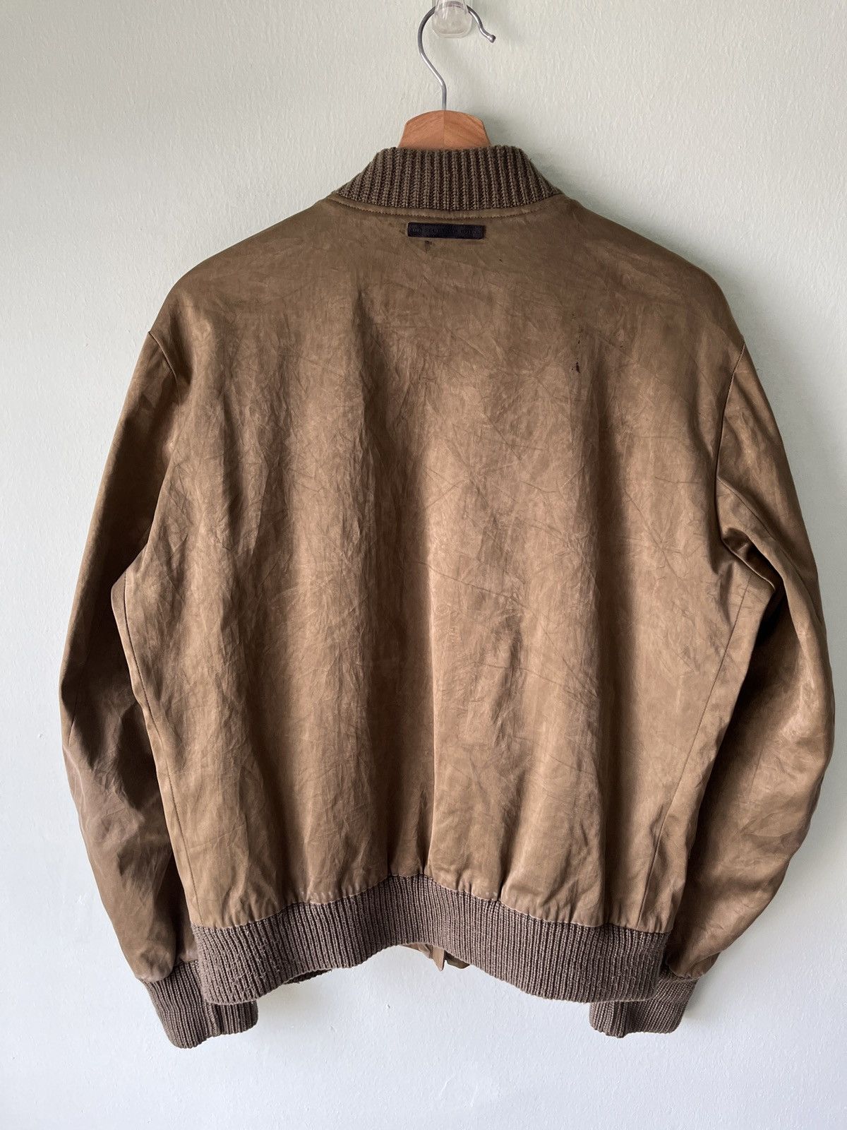 Diesel Black Gold Diesel Black Gold Bomber Leather Jacket Size US M / EU 48-50 / 2 - 16 Thumbnail