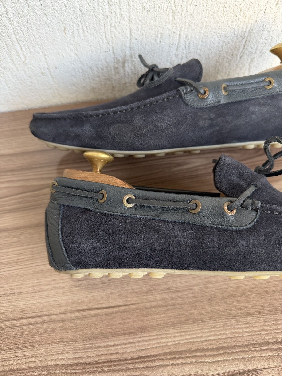 Loro Piana Suede Dot sole walk loafers Size US 9 / EU 42 - 14 Thumbnail