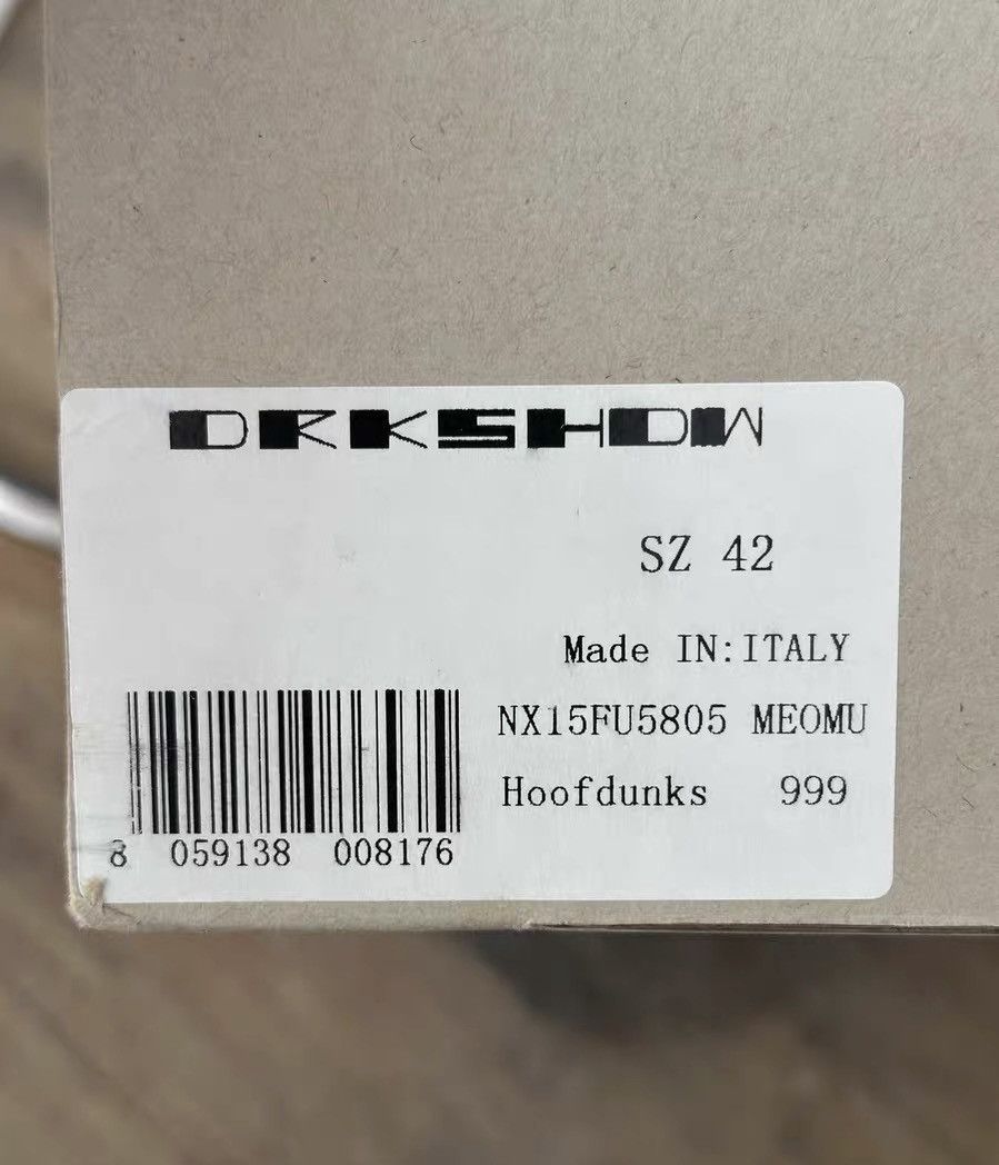 Rick Owens Rick Owens DRKSHDW mismatched lettering high-top sneakers Size US 8.5 / EU 41-42 - 9 Thumbnail