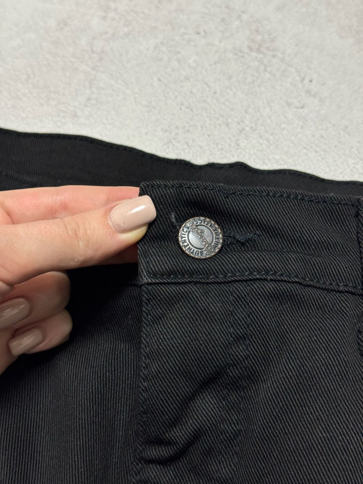 Vintage × Wrangler Vintage Wrangler Jeans Denim Pants Black Straight Baggy 90s Size US 32 / EU 48 - 9 Thumbnail