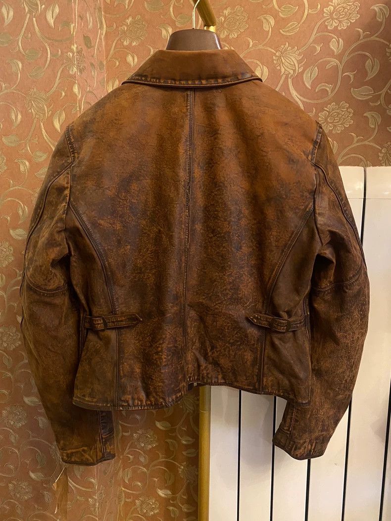 RRL Ralph Lauren RRL Ralph Lauren Women's cowhide leather jacket Size S / US 4 / IT 40 - 5 Thumbnail