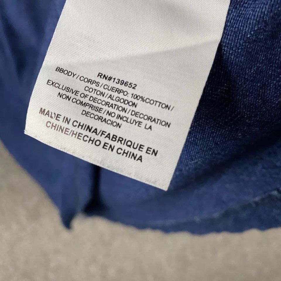 Surfside Supply Co. Surf Side Supply Henley Shirt Men's Large Blue 100% Cotton L Size US L / EU 52-54 / 3 - 4 Thumbnail