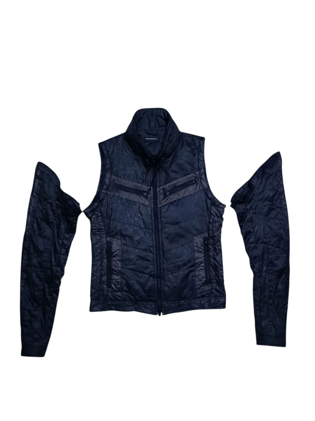 Japanese Brand Japanese Small Part Biker Down Jacket number(N)ine Style Size US M / EU 48-50 / 2 - 14 Thumbnail