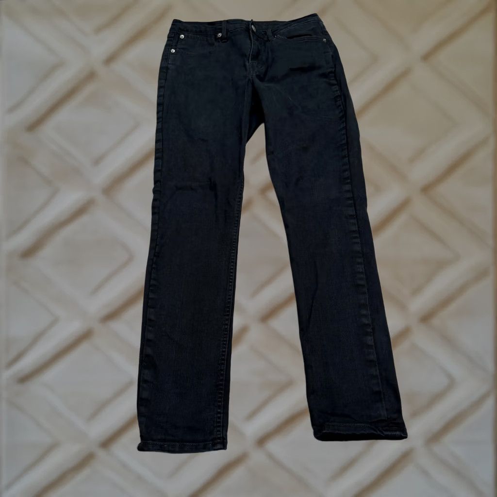Levi's Levi's 512 Slim Fit Taper Denim Jeans Womens 30x32 Black Cotton Blend Stretch Size 30" / US 8 / IT 44 - 1 Thumbnail