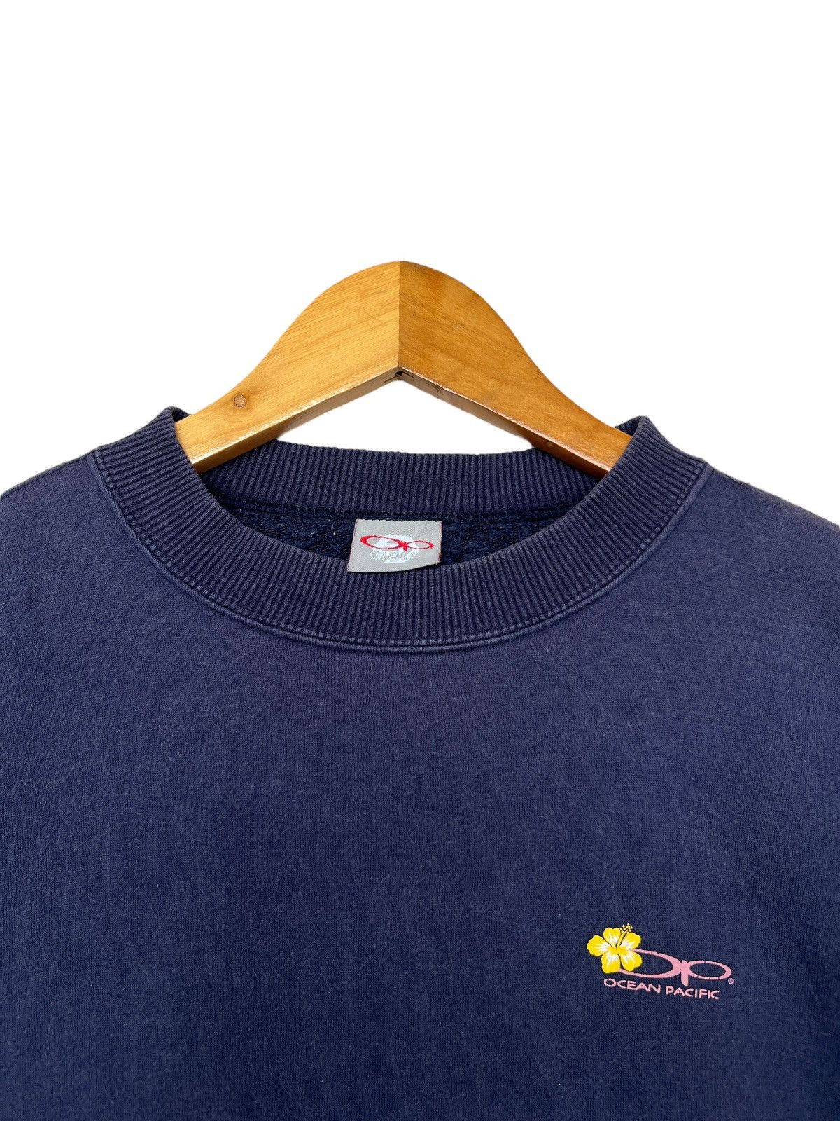 Ocean Pacific × Vintage Vintage Ocean Pacific Floral Surfing Sunfaded Sweatshirt Size S / US 4 / IT 40 - 6 Thumbnail