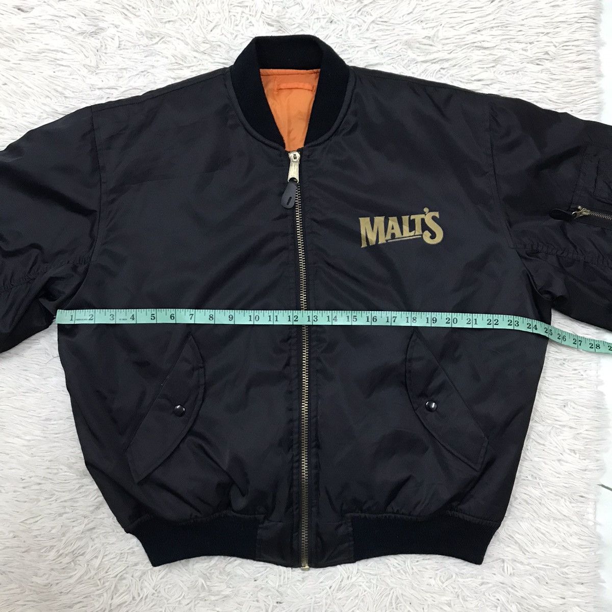 MLB Vintage Malt’s Riversible Bomber Jacket Size US XL / EU 56 / 4 - 14 Thumbnail