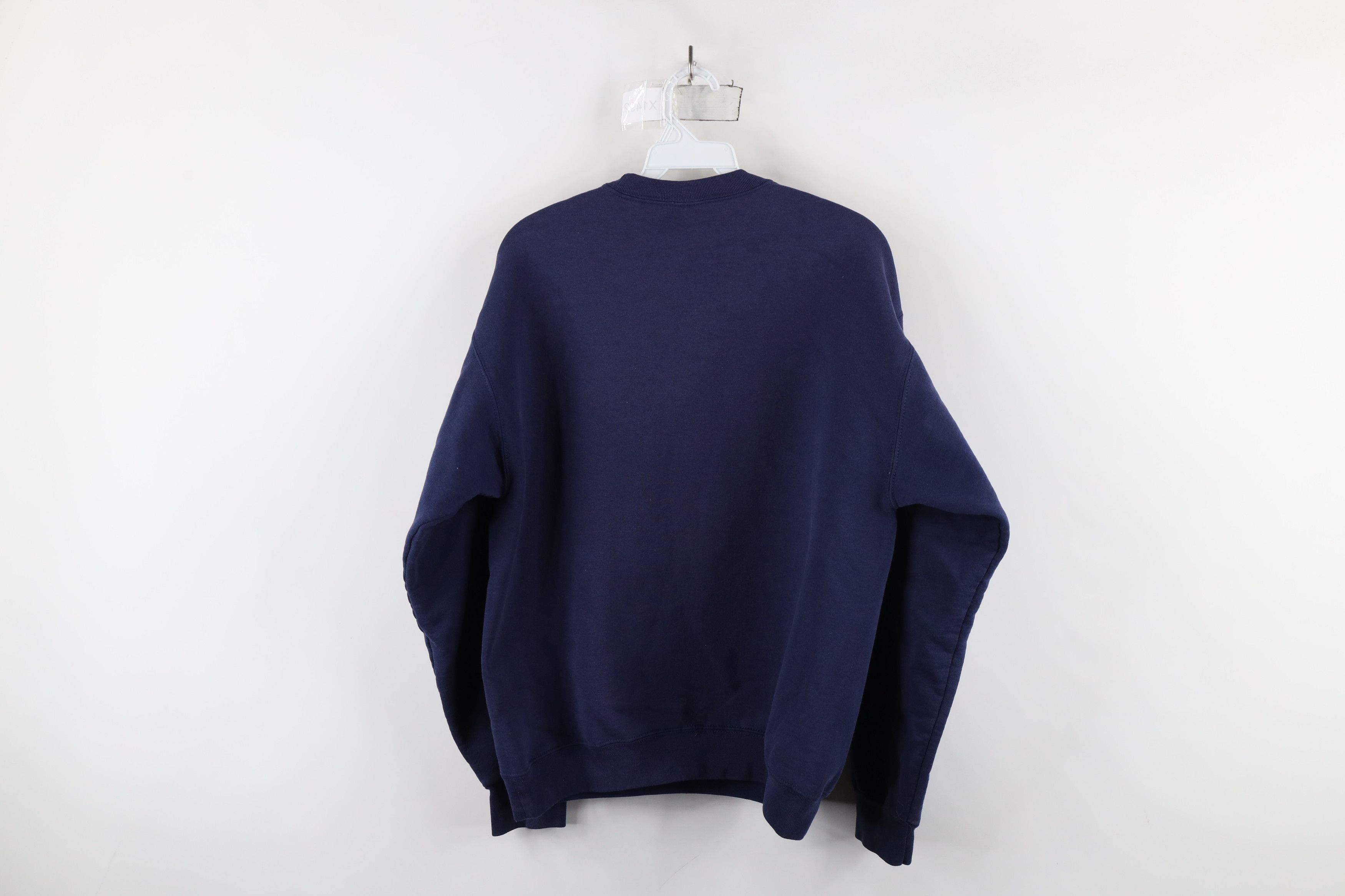 Starter × Vintage Vintage 90s Starter Spell Out Crewneck Sweatshirt Blue Size US M / EU 48-50 / 2 - 12 Thumbnail