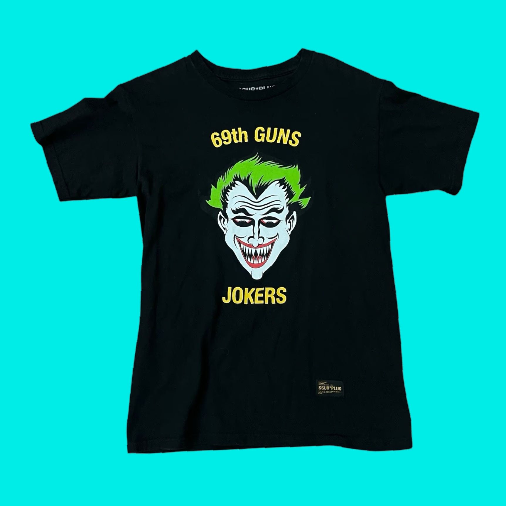 Vintage SSUR Plus 69th Guns Joker Black T-Shirt Mens Small Streetwear Batman DC Comics Shirt S Mens White Comics 90s Theme Size US S / EU 44-46 / 1 - 1 Thumbnail