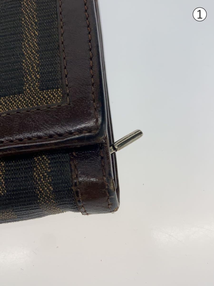 Fendi Fendi Monogram Bi-Fold Wallet Brown Size ONE SIZE - 7 Thumbnail