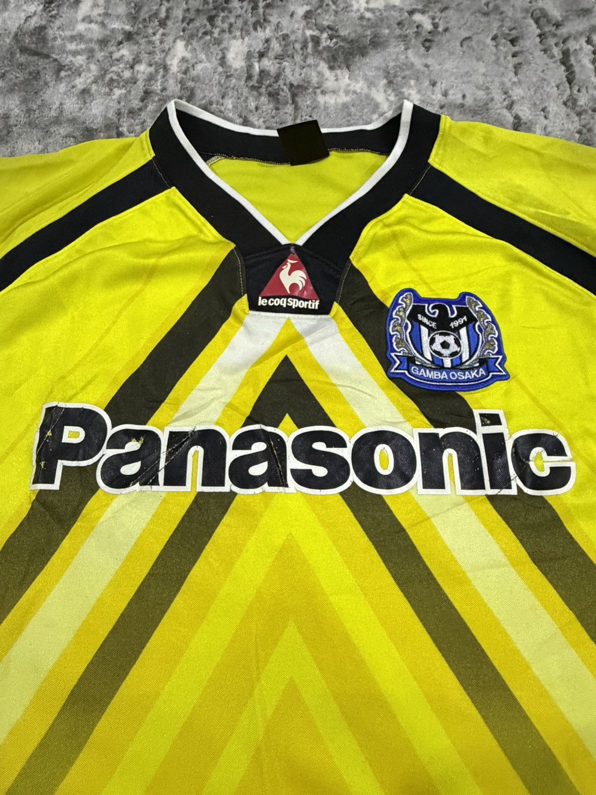 Le Coq Sportif Vintage Gamba Osaka jersey goalkeeper Size US XL / EU 56 / 4 - 6 Thumbnail