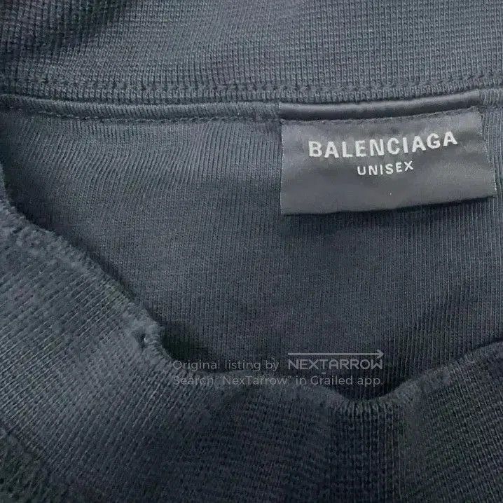 Balenciaga Balenciaga Black Logo Oversized Short Sleeve T. Size US S / EU 44-46 / 1 - 2 Thumbnail