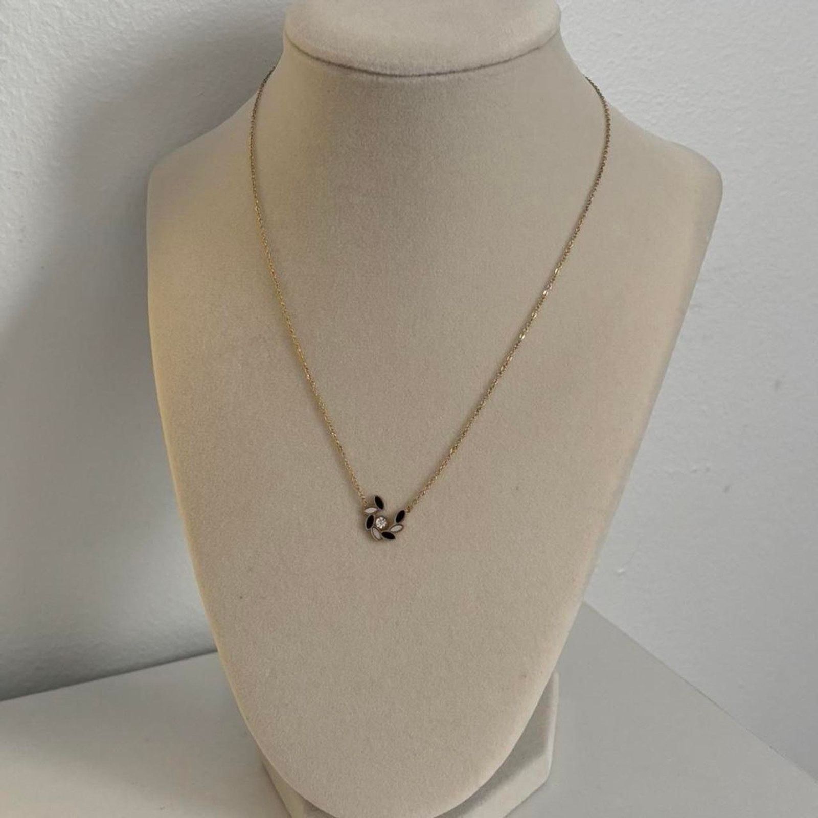 Other Black Gold Necklace Luxury Designer Style Stainless Steel Size ONE SIZE - 1 Thumbnail
