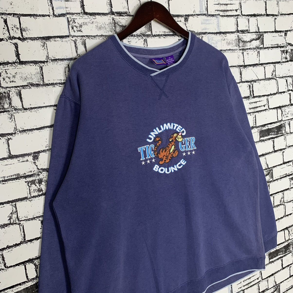 Cartoon Network × Disney × Vintage Vintage Disney Pooh Unlimited Tiger Embroidered Sweatshirt Size XL / US 12-14 / IT 48-50 - 5 Thumbnail