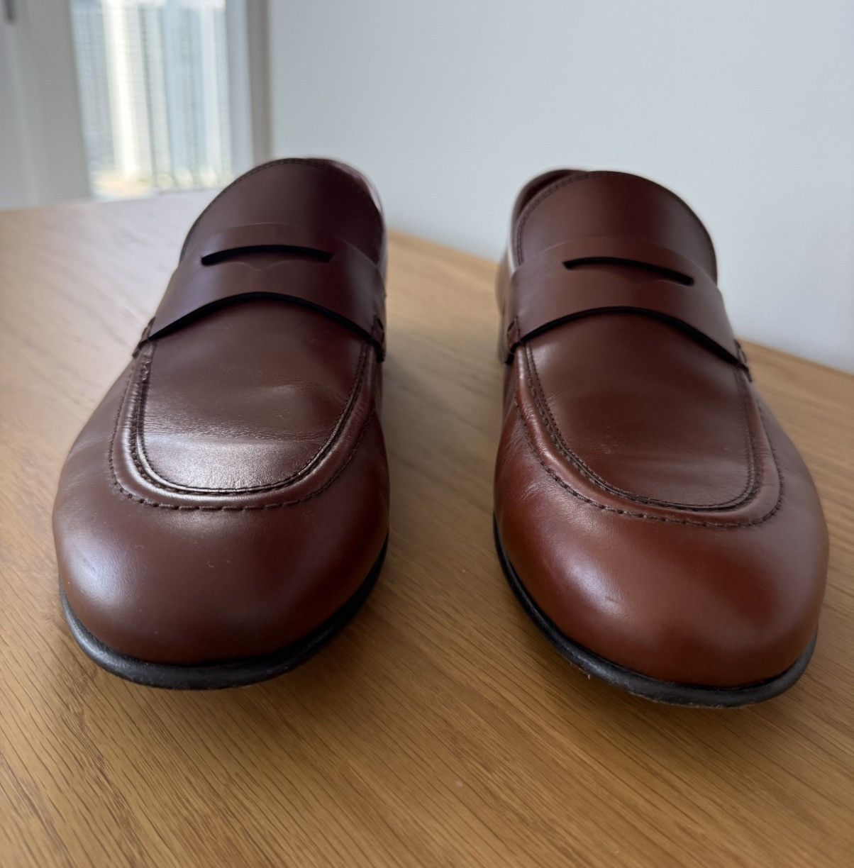 Salvatore Ferragamo Penny Loafers Size US 11 / EU 44 - 3 Thumbnail