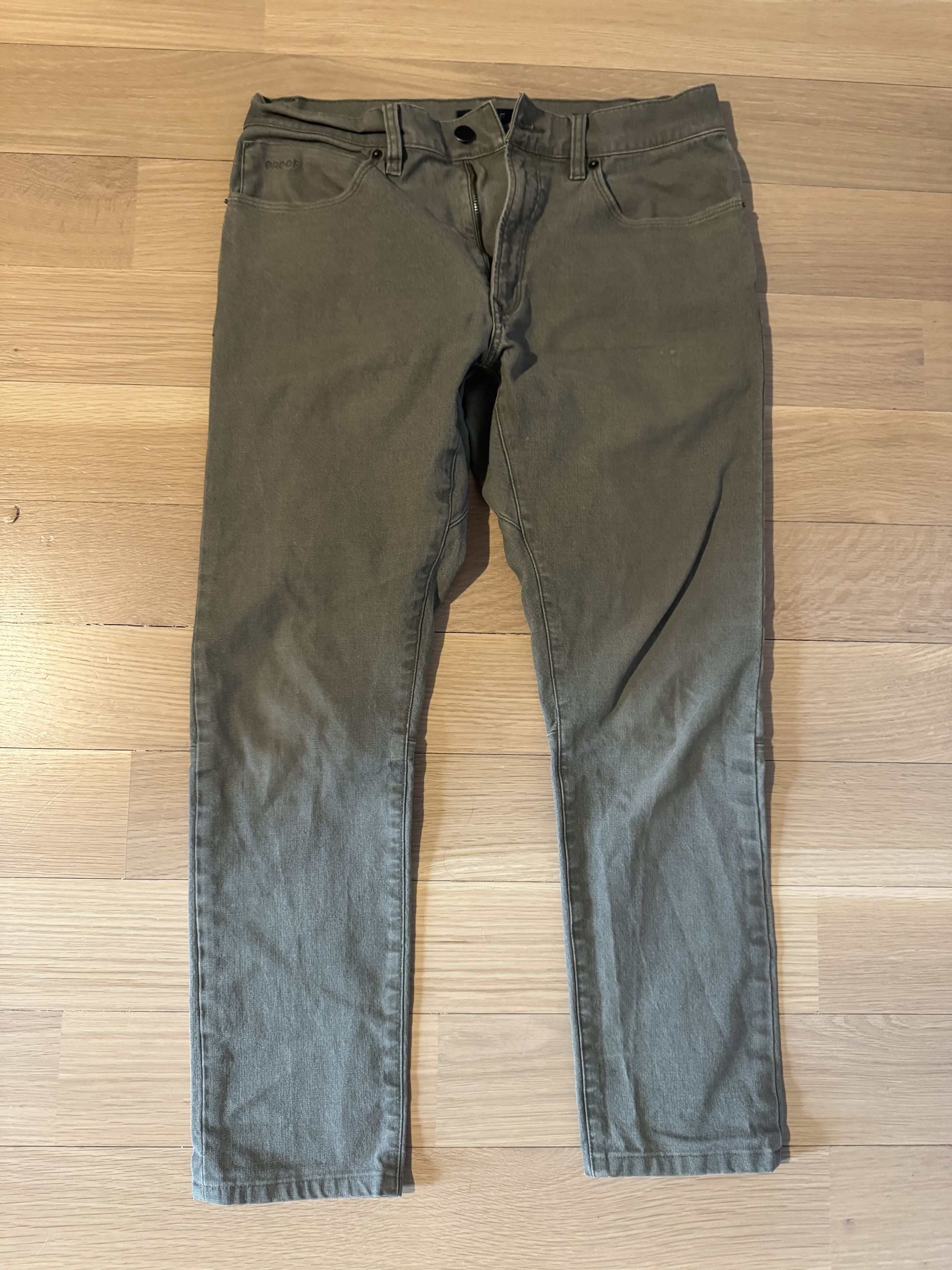 Huckberry Huckberry Proof Rover Pant - Slim, Light Olive Size US 30 / EU 46 - 1 Thumbnail