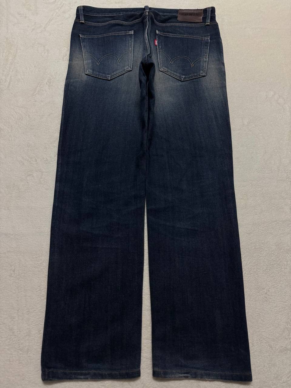 Edwin INSANE Edwin Rusty Mudwash Distress Dark Jean Made In Japan Size US 35 - 14 Thumbnail