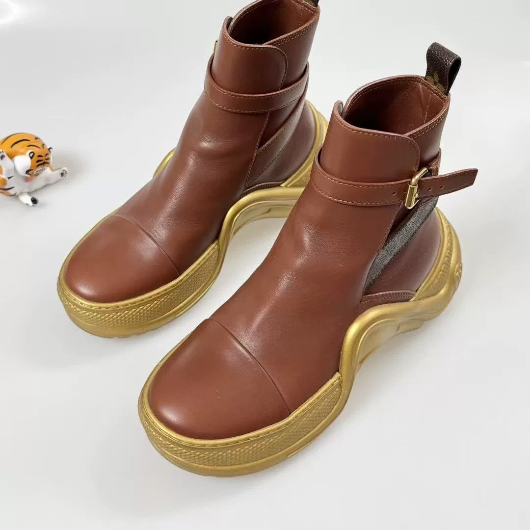 Louis Vuitton Louis Vuitton Archlight Monogram High-Top Boots Size US 5 / IT 35 - 1 Thumbnail