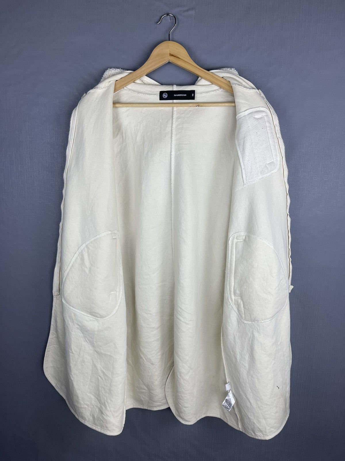 GU × Undercover × Vintage VINTAGE GU X Undercover Sherpa Hoodie Parka Jacket Size US M / EU 48-50 / 2 - 8 Thumbnail