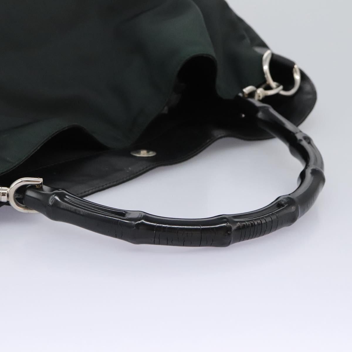Gucci GUCCI Hand Bag Nylon Green Silver 001 001 Size ONE SIZE - 8 Thumbnail