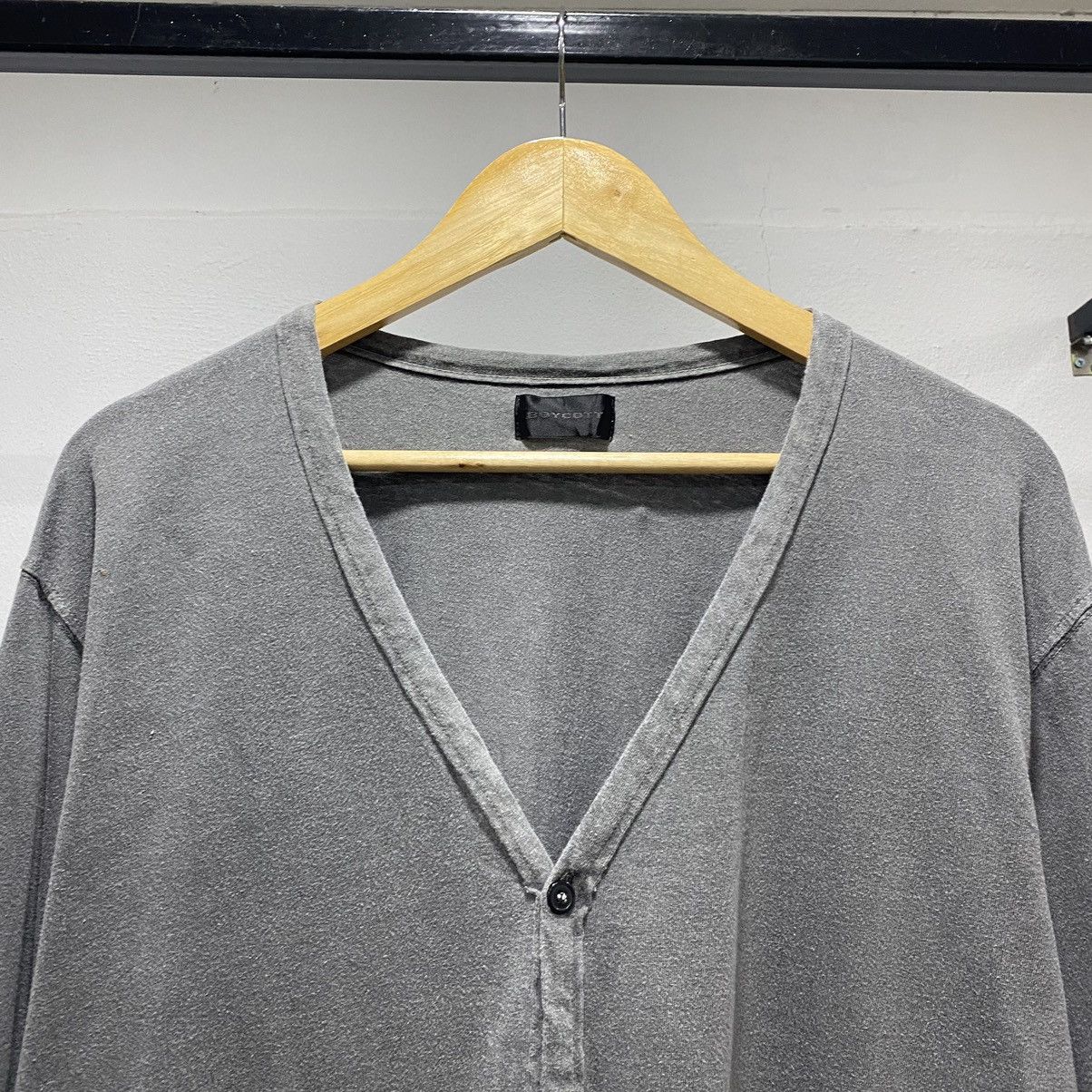 Boycott × Japanese Brand × Le Grande Bleu (L.G.B.) Sick☠️ Boycott Japan Vintage Washed Cardigan Lgb Punk Size US XL / EU 56 / 4 - 4 Thumbnail