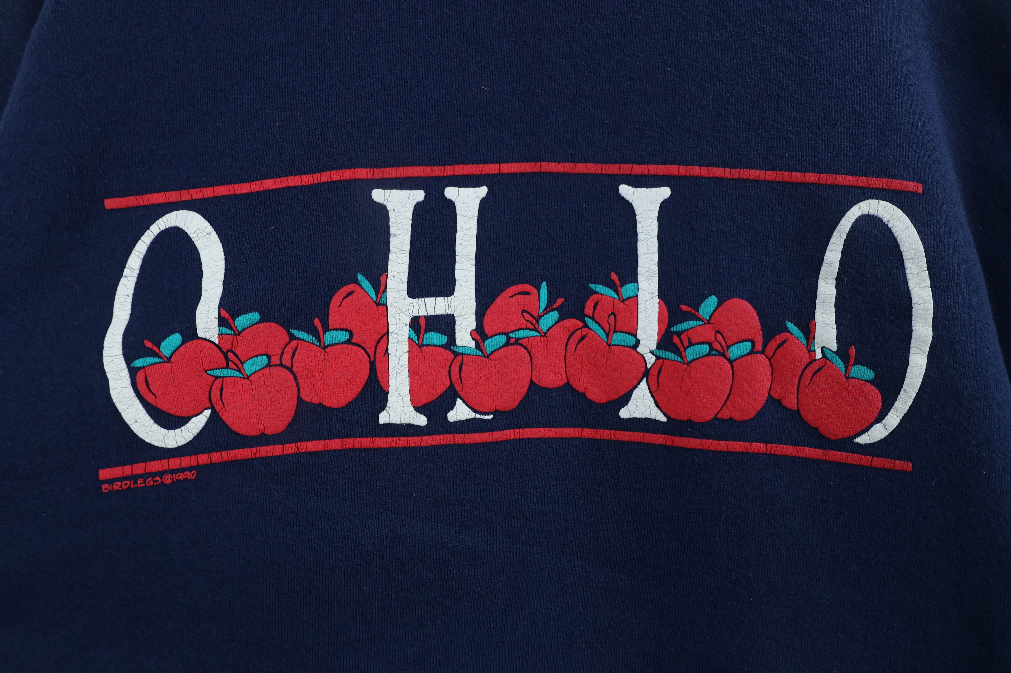 Vintage Vintage 90s Streetwear Out Ohio Apple Orchard Sweatshirt USA Size XXL / US 16-18 / IT 52-54 - 4 Thumbnail