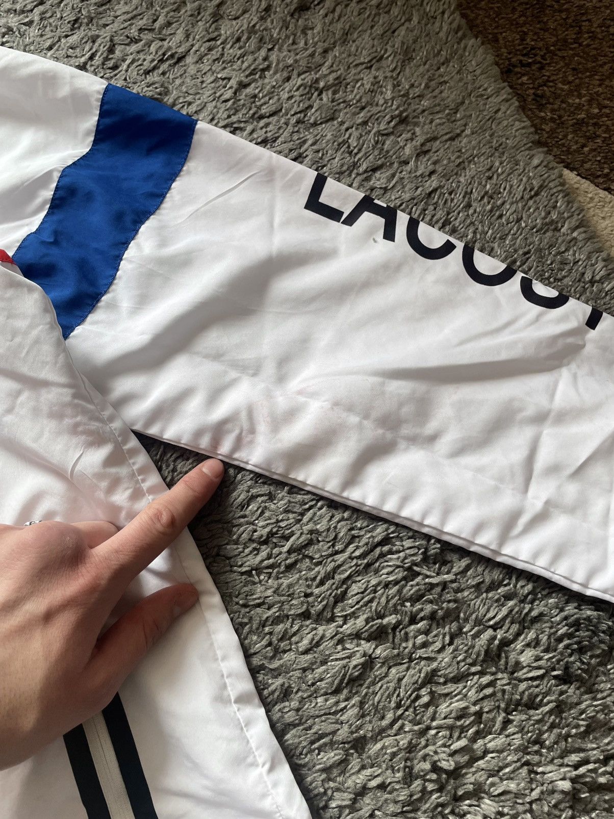 Lacoste × Vintage 00s Lacoste Light Jacket Streetwear Vintage Big Logo Rare Size US M / EU 48-50 / 2 - 15 Thumbnail