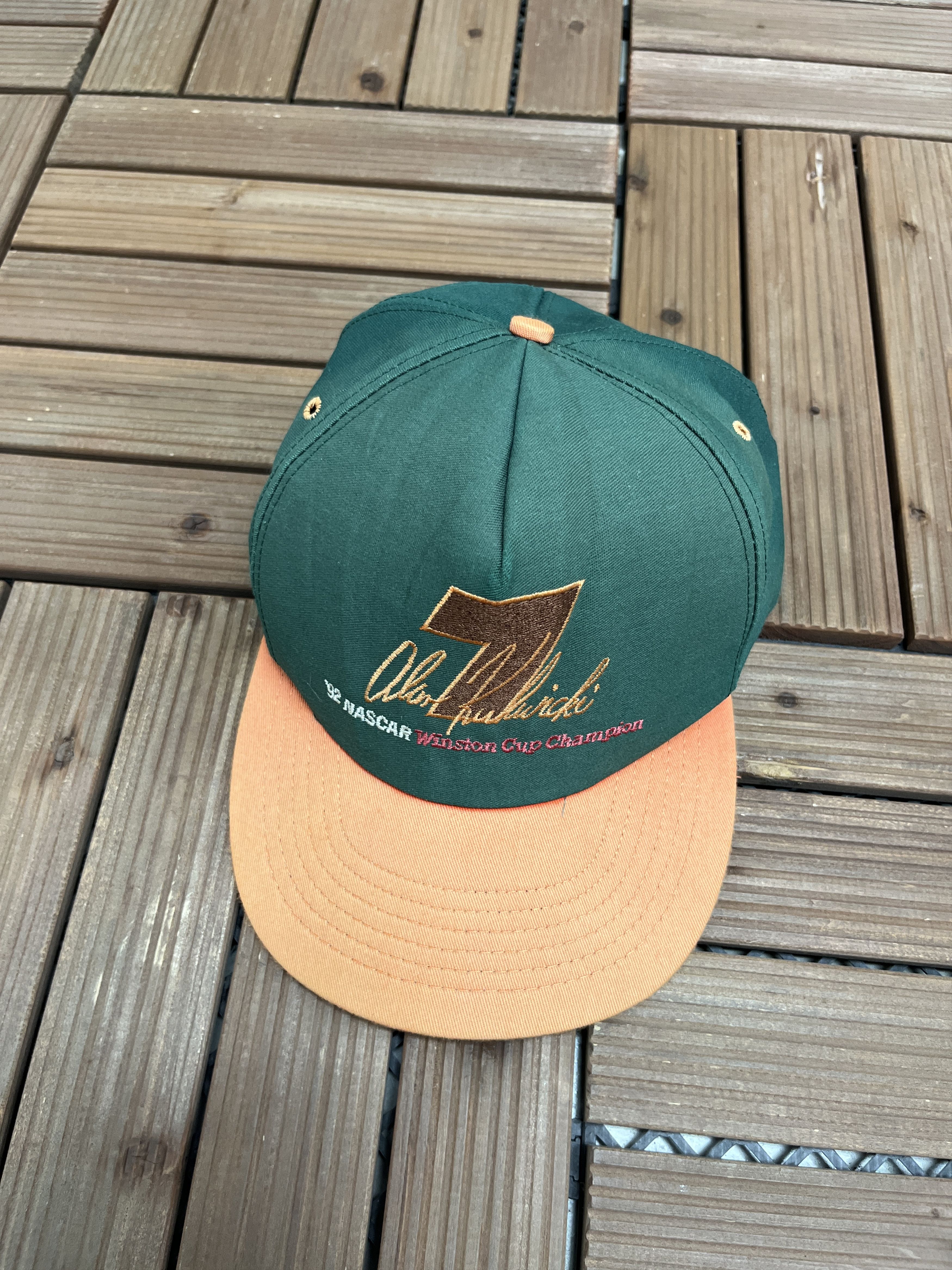 Vintage Alan Kulwicki '92 Winston Cup Champion Vintage Hat Cap Size ONE SIZE - 1 Thumbnail
