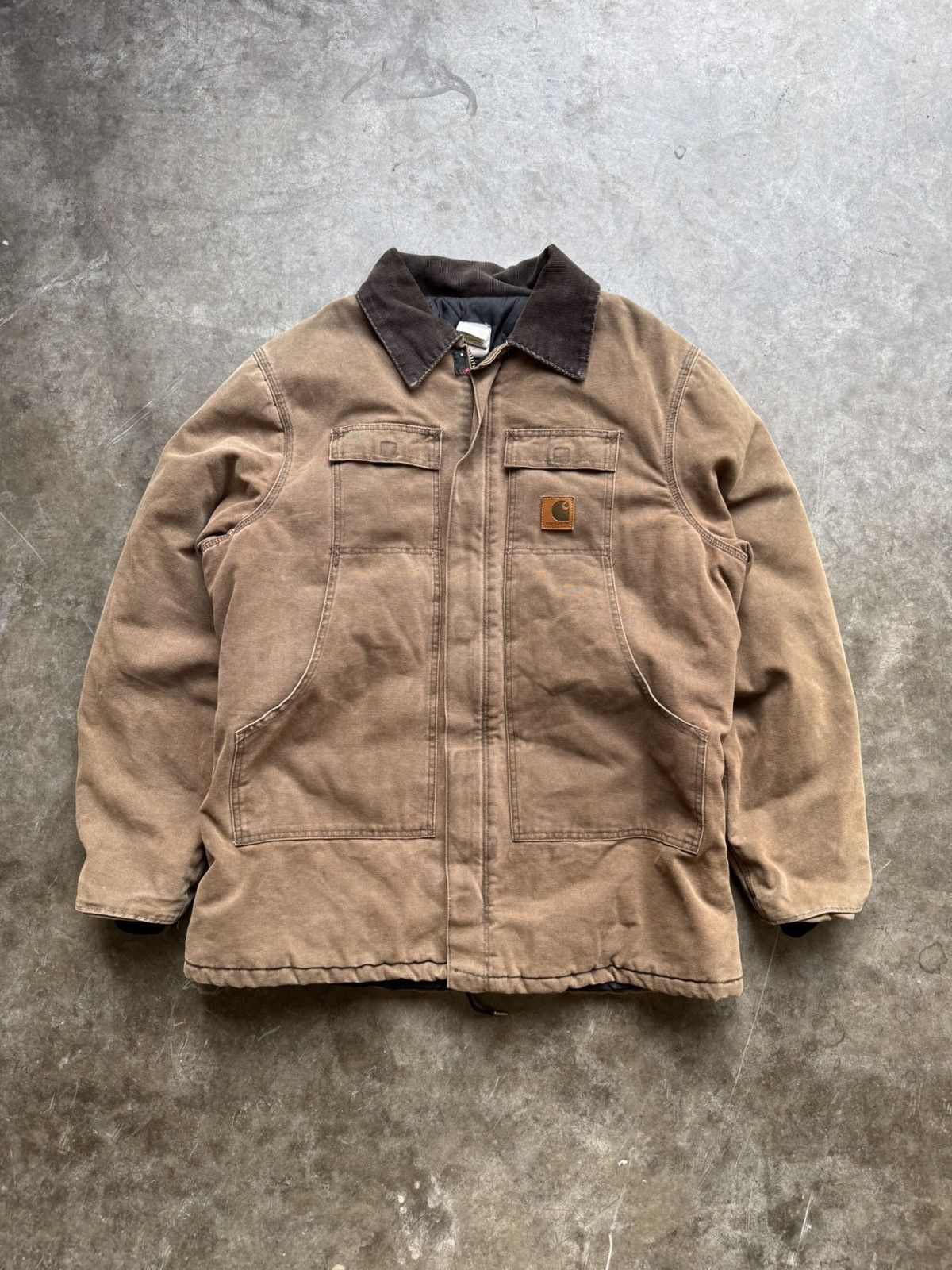 Carhartt Vintage 90’s Carhartt Brown Arctic Chore Workwear Jacket Size US XL / EU 56 / 4 - 1 Thumbnail