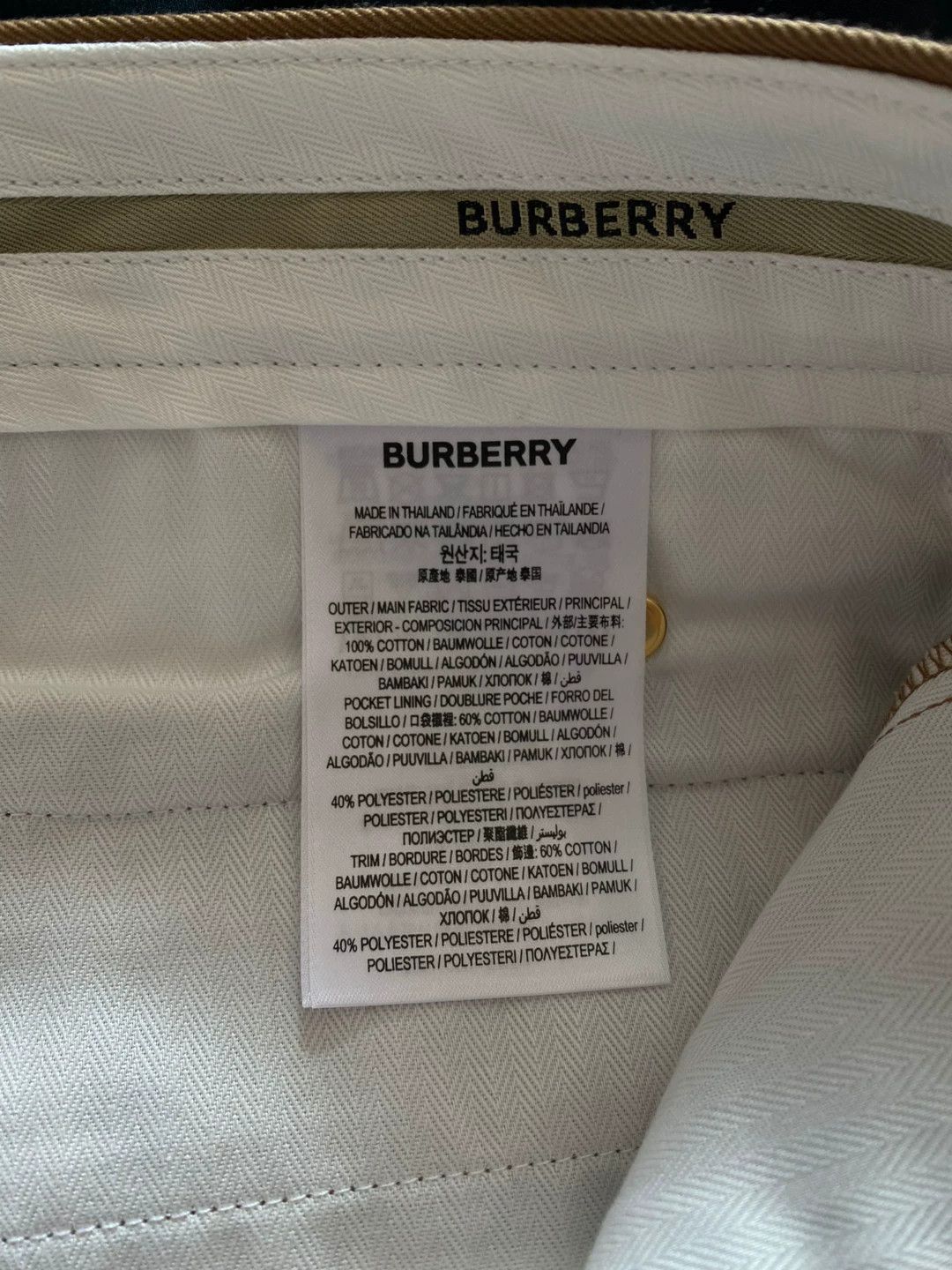 Burberry Burberry Casual Dress Slacks 46 Size US 30 / EU 46 - 5 Thumbnail