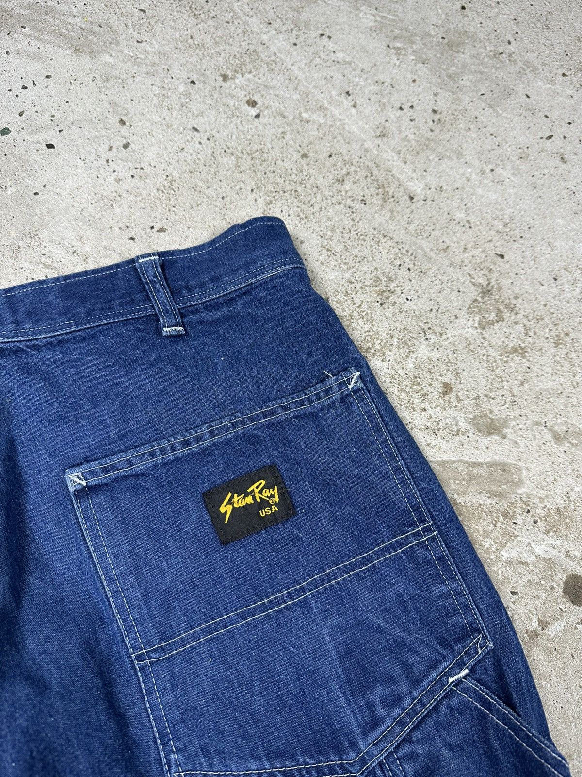 JNCO × Stan Ray × Vintage Vintage 90s Stan Ray USA Baggy Carpenter Denim Pants Jeans Size US 33 - 17 Thumbnail