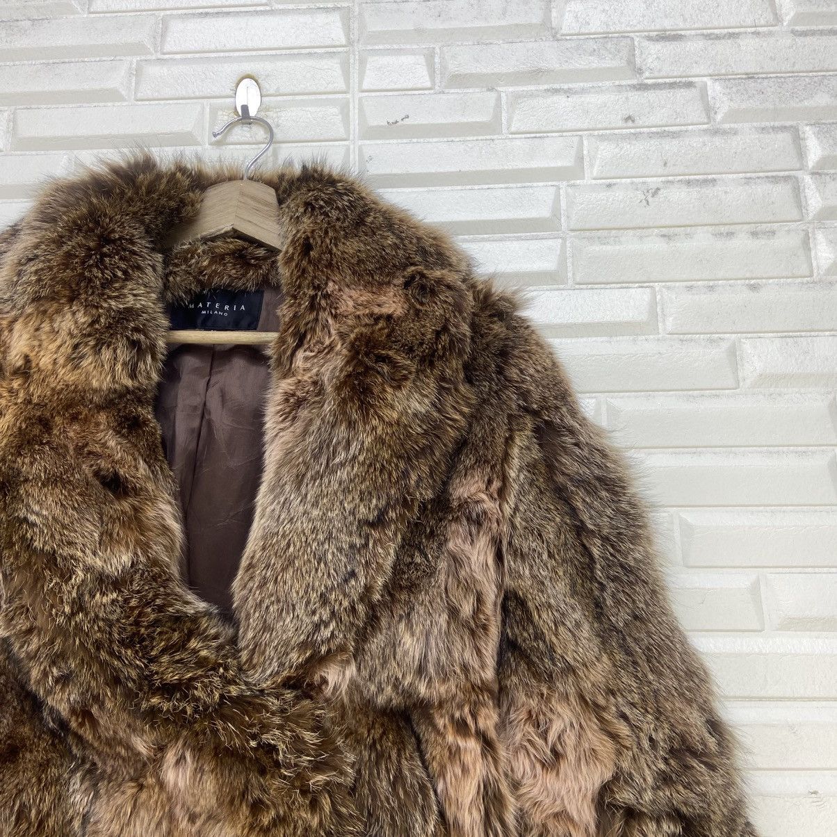 Japanese Brand Italian Materia Milano Mink Fur Coat Size XS / US 0-2 / IT 36-38 - 6 Thumbnail