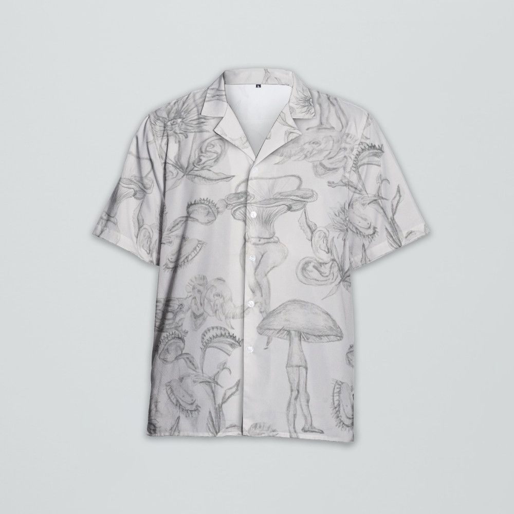 Designer Big Raccourcie Cotton Shirt Size US M / EU 48-50 / 2 - 1 Thumbnail