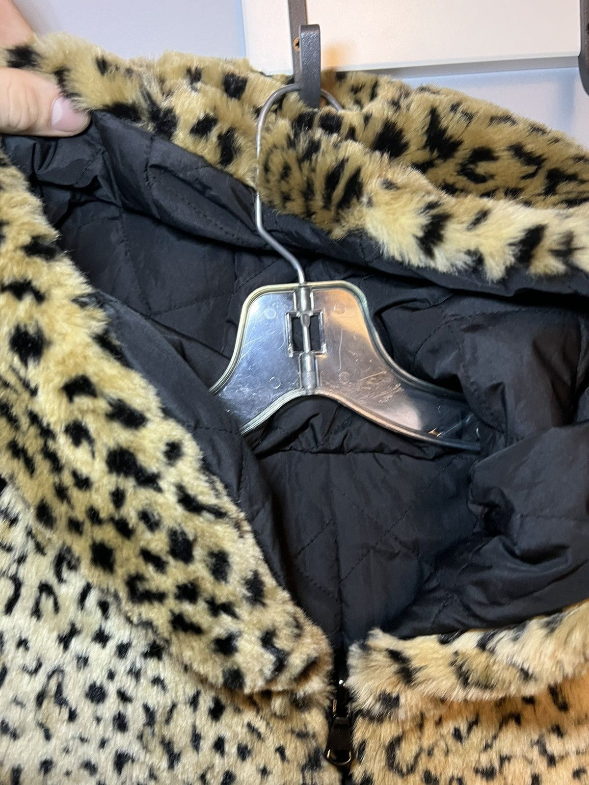Vintage Kristen Blake reversible faux fur leopard hooded vest Size US M / EU 48-50 / 2 - 9 Thumbnail