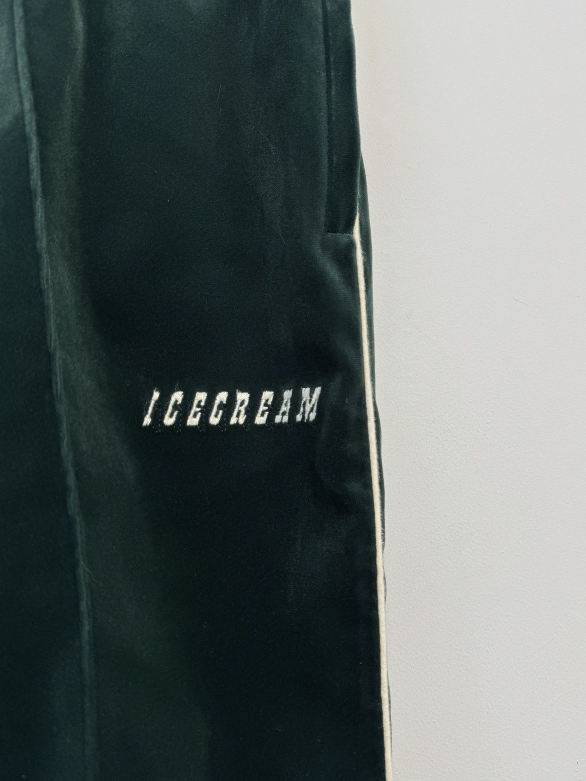 Billionaire Boys Club Billionaire Boys Club ICE CREAM Velour Track Pants Green Size US 34 / EU 50 - 6 Thumbnail