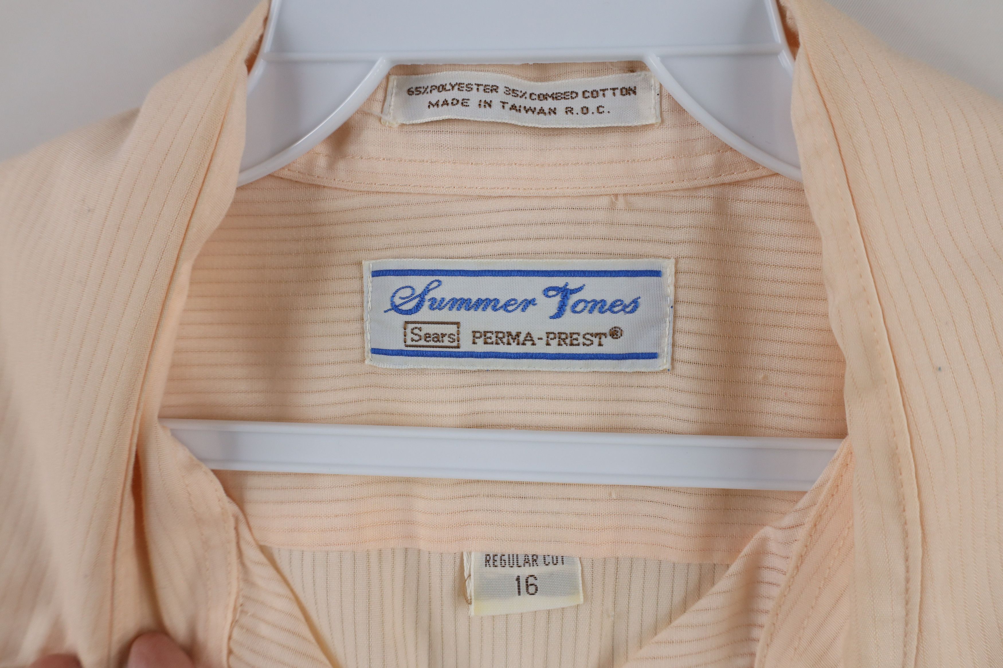 Vintage Vintage 70s Streetwear Short Sleeve Button Shirt Pink Size US L / EU 52-54 / 3 - 8 Thumbnail