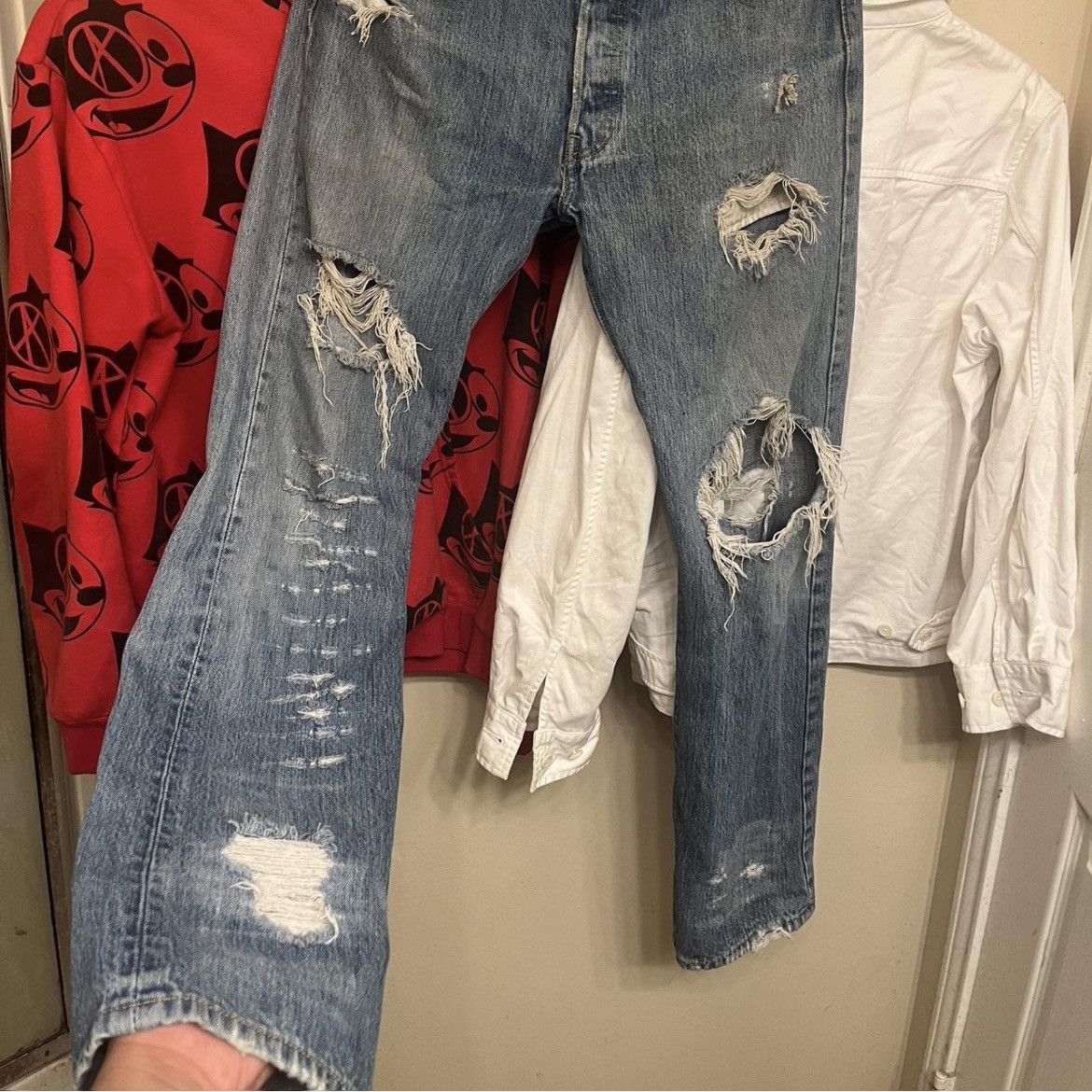 Levi's Levi 501 Skater rips distressed🦦 Size US 32 / EU 48 - 1 Thumbnail