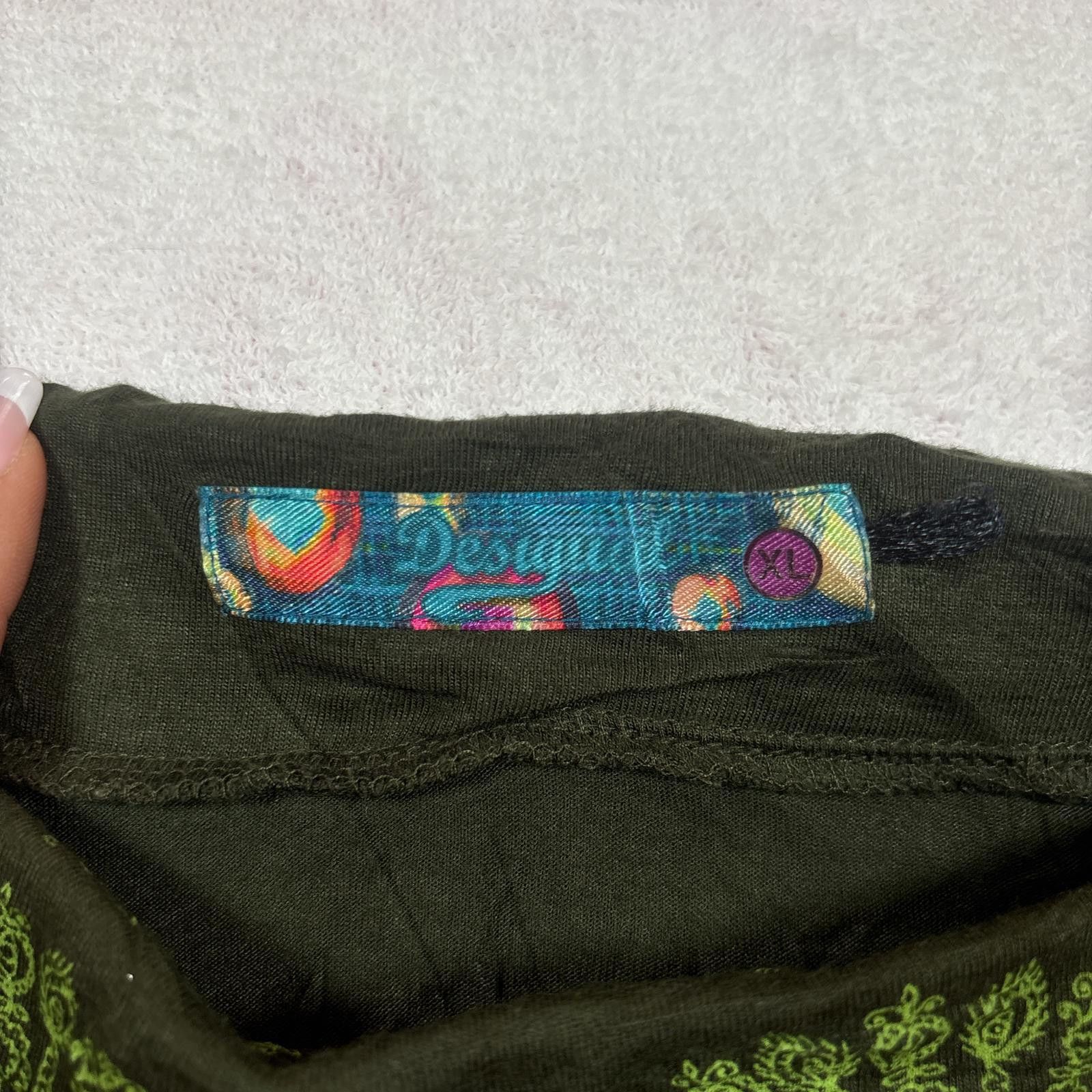 Desigual vintage green desigual floral midi skirt Size 40" / US 18 - 5 Thumbnail