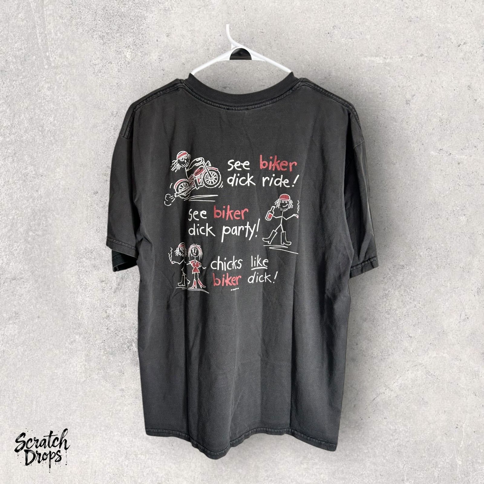 Other Vintage 1996 Biker T-Shirt Large Black Motorcycle Graphic Size US L / EU 52-54 / 3 - 5 Thumbnail