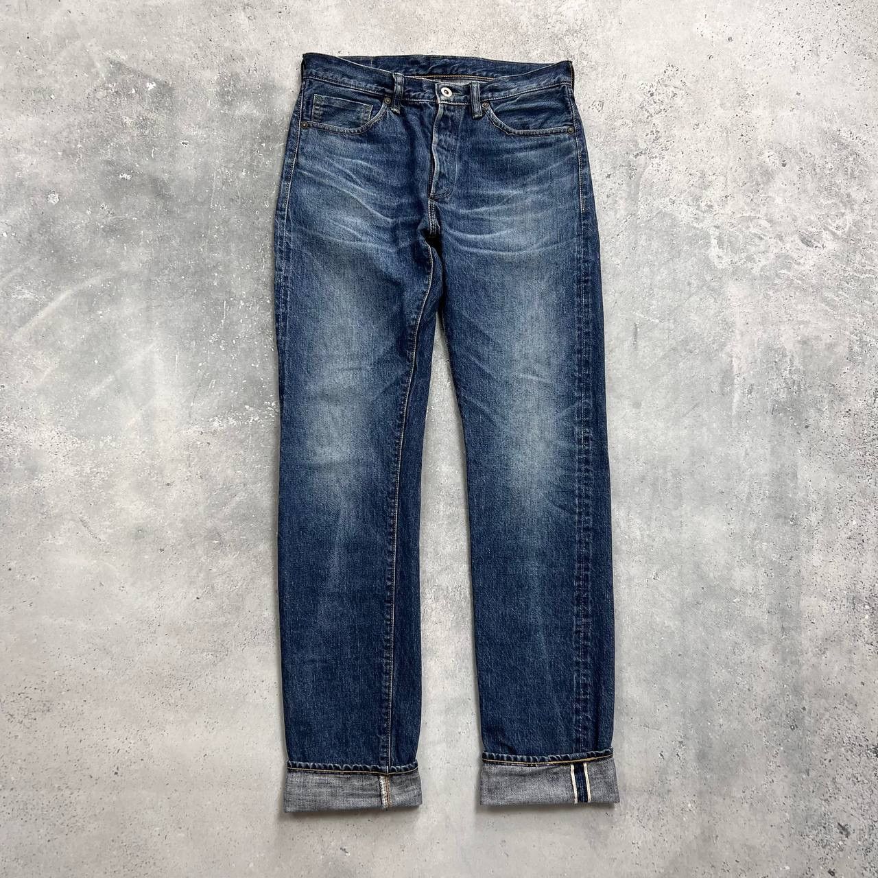Warehouse & Co. Brown-Duck Digger by Warehouse & Co Selvedge Jeans Blue W30 Size US 30 / EU 46 - 2 Thumbnail
