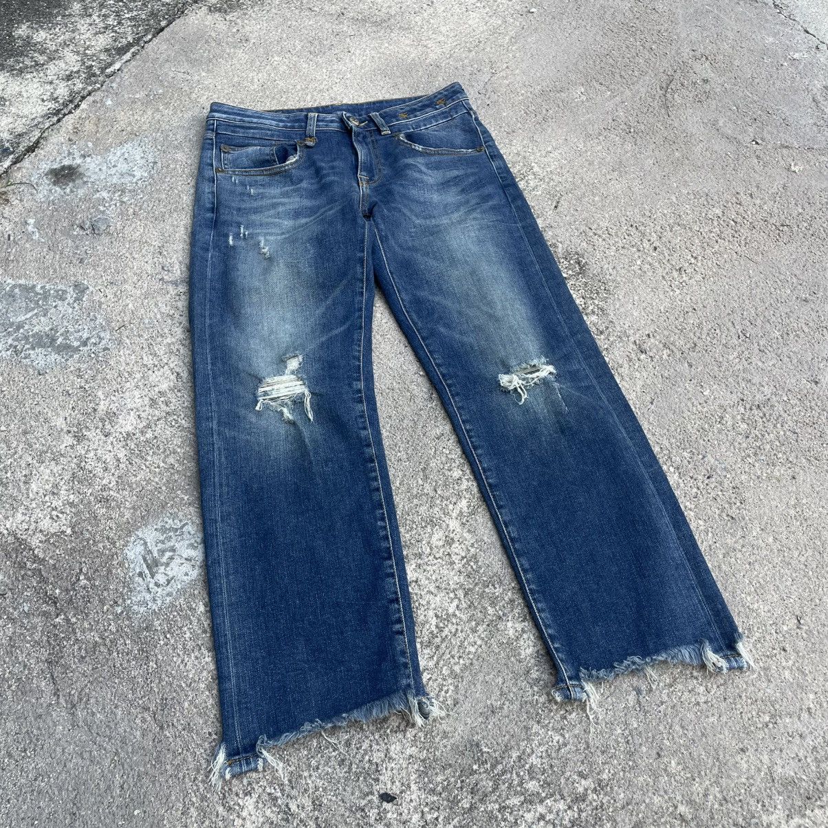 R13 Archival R13 Straight Boy Size 26 Distressed Women Jeans Size 26" / US 2 / IT 38 - 1 Thumbnail